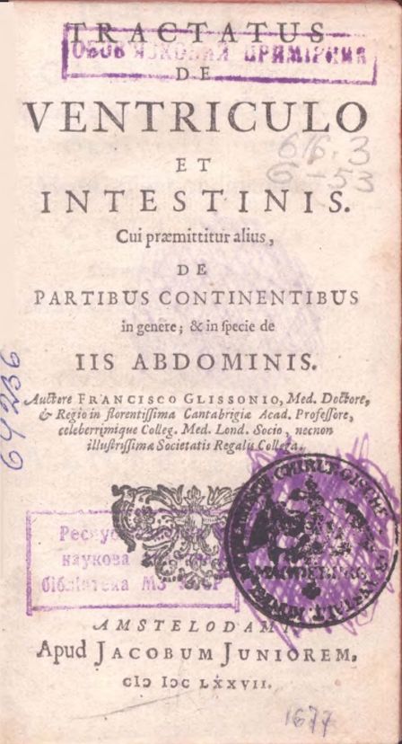 Tractatus de ventriculo et intestinis. Cui praemittitur alius, de partibus continentibus in genere, & in specie de iis abdominis